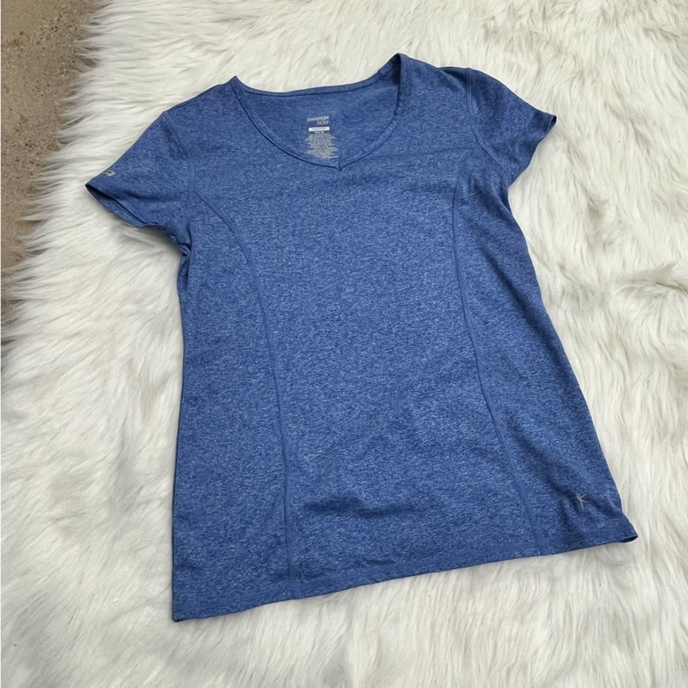 Blue workout top